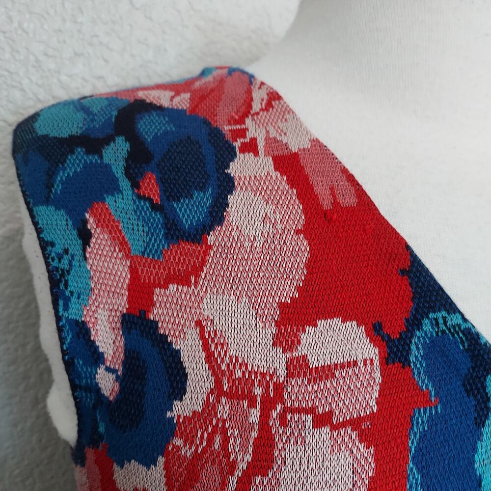 Leifsdottir Colorful Knit Sleeveless Floral Dress Size 8 - Picture 4 of 13